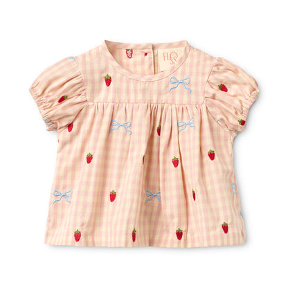Dolly Bow Baby Set - Gingham