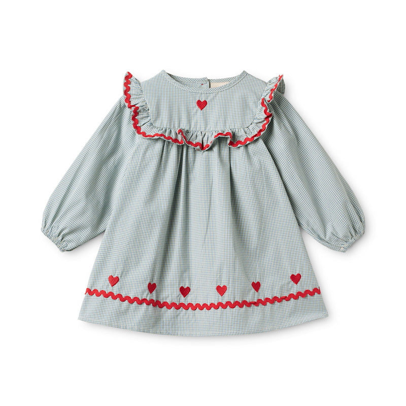 Ellis Dress - Light Blue Gingham