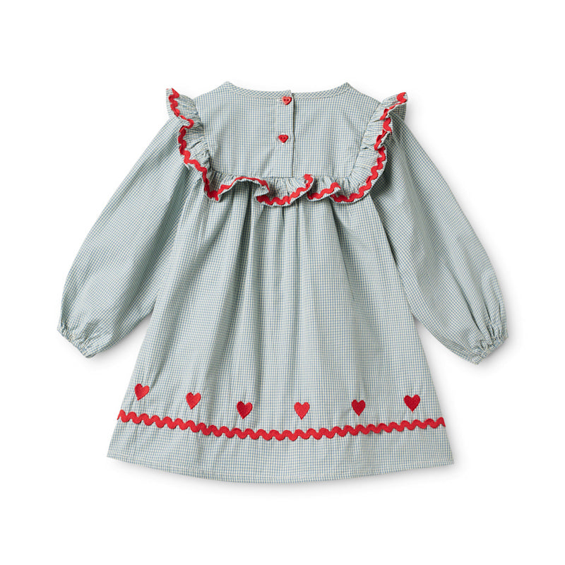 Ellis Dress - Light Blue Gingham