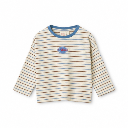 Emil Top - Brown Blue Stripe