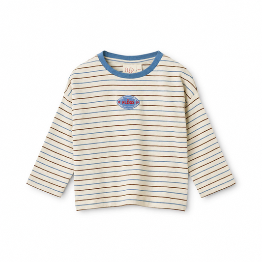 Emil Top - Brown Blue Stripe