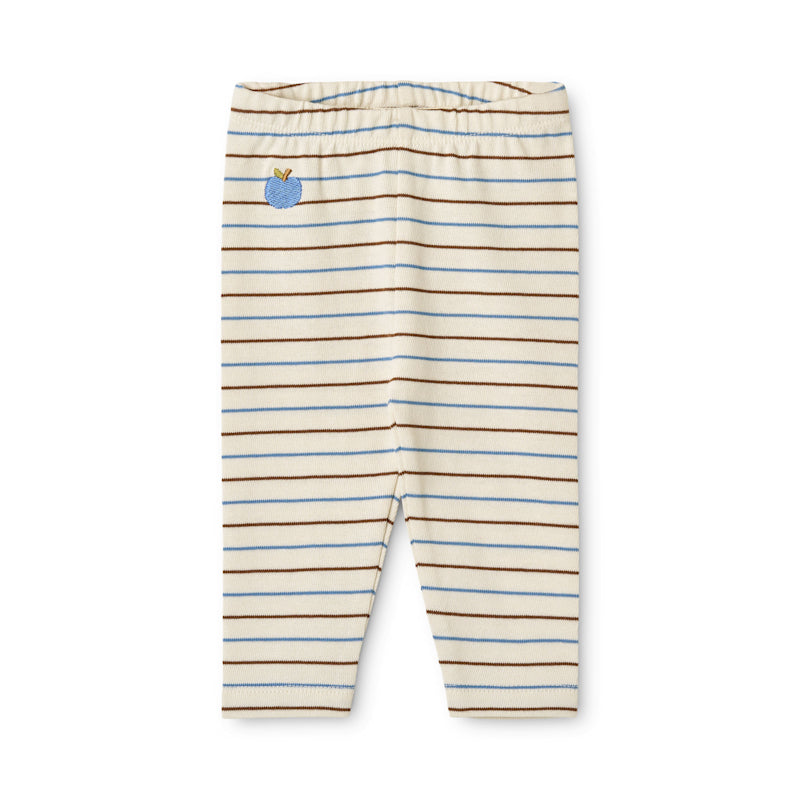 Emil Baby Set - Brown Blue Stripe