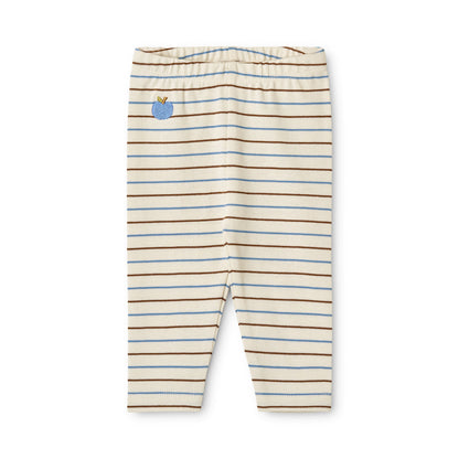 Emil Baby Set - Brown Blue Stripe