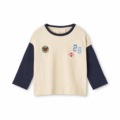 Eskil Top - Gentle Cream Navy