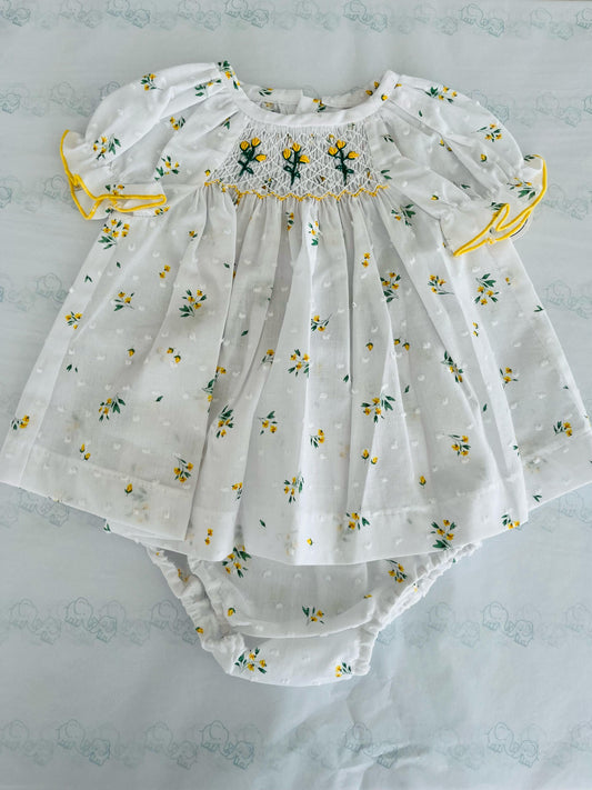 Colibri Dress and Bloomer Set - Yellow