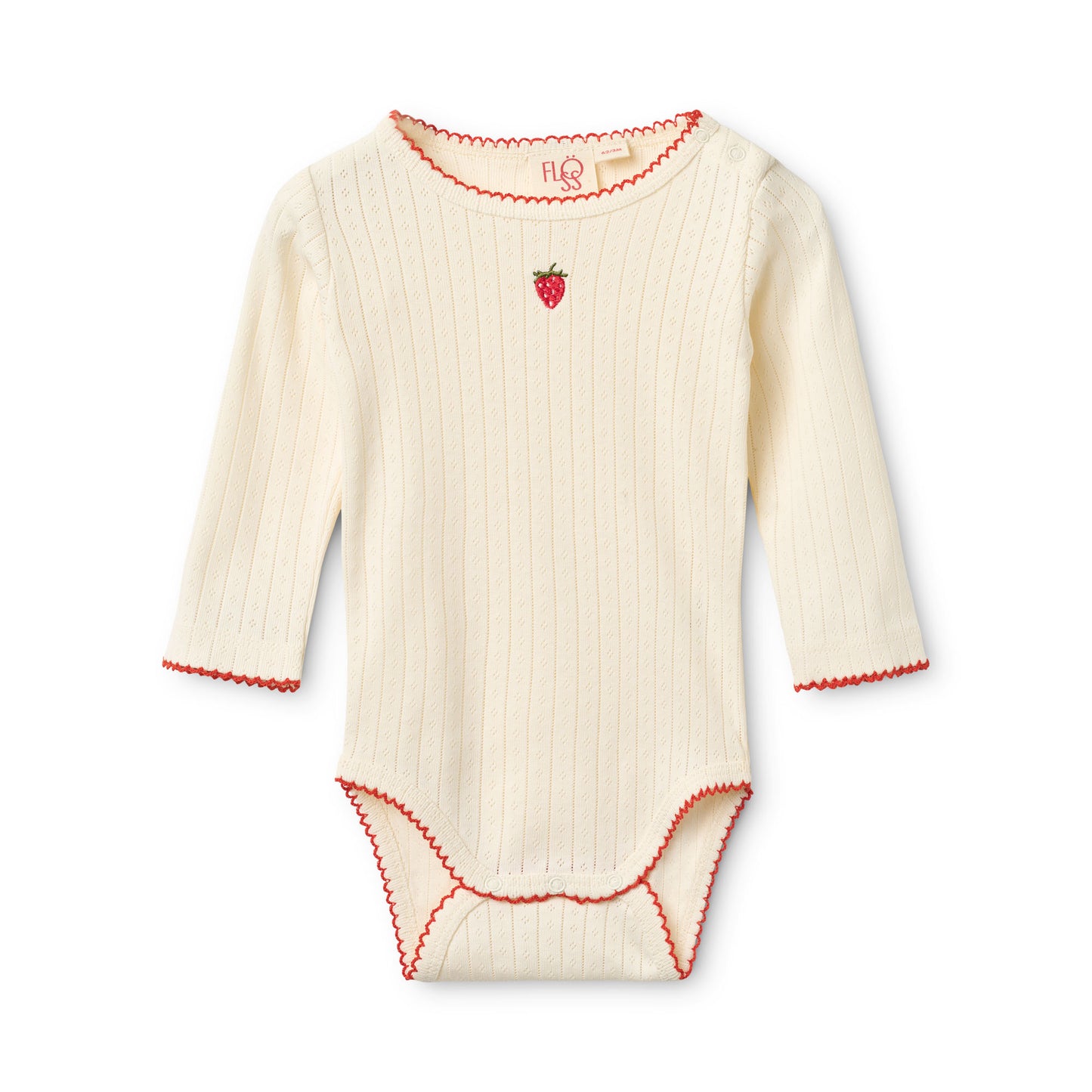 Flora Pointelle Onesite Baby Set - Gentle Cream