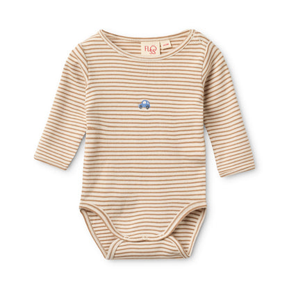 Light Brown Stripe Fresa Baby Set