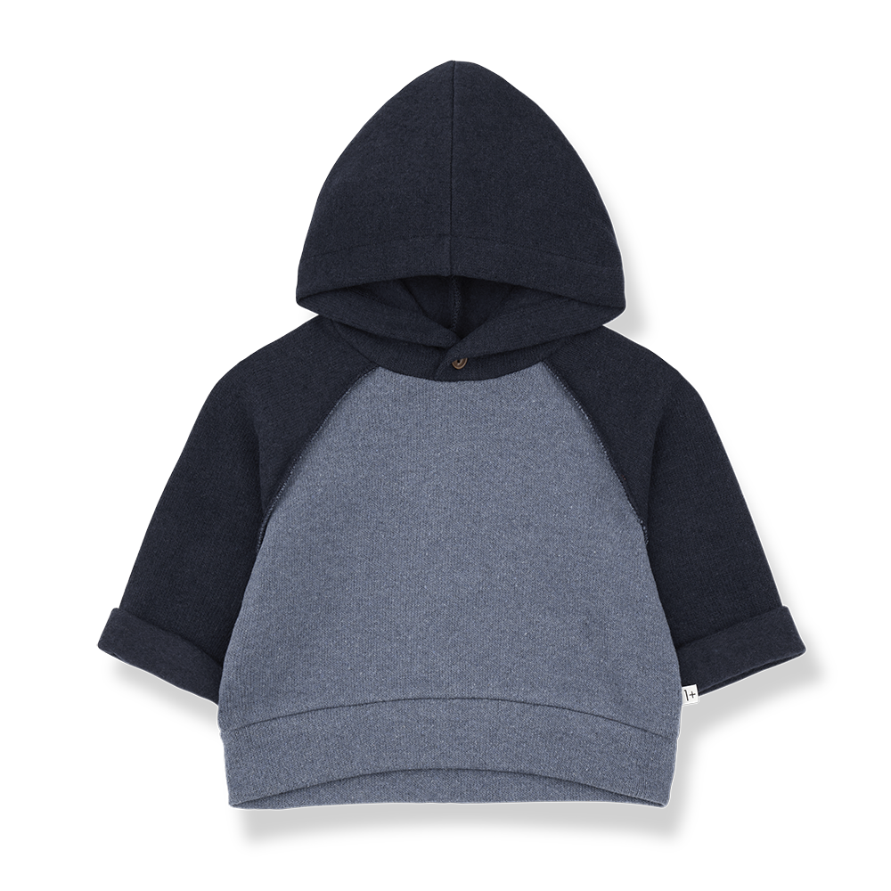 Hakon Hooded Sweater - Denim