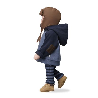 Hakon Hooded Sweater - Denim