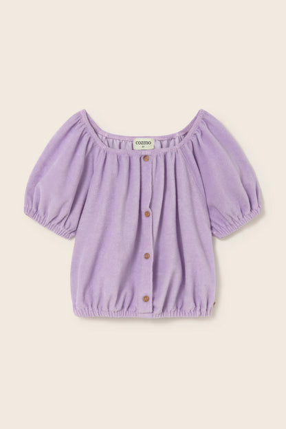 Lavender Soft Terry Shorts Set