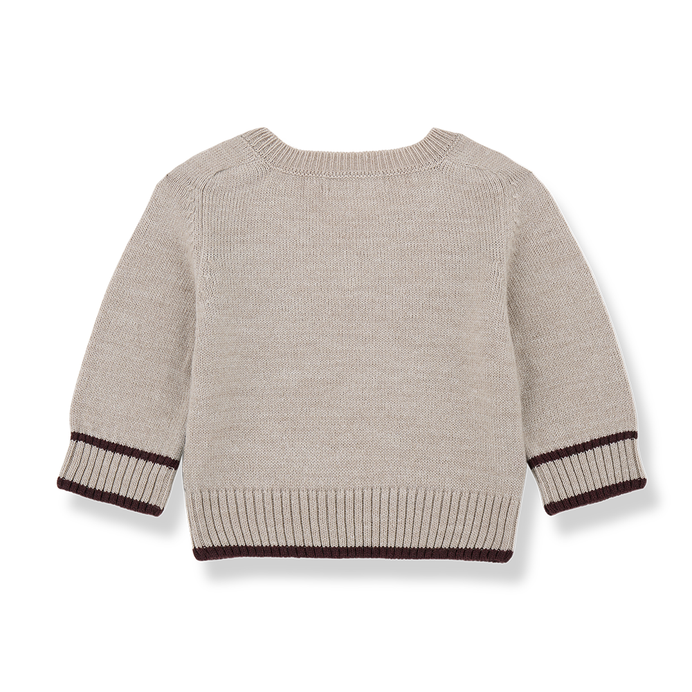 Kasper Argyle Sweater - Tortora