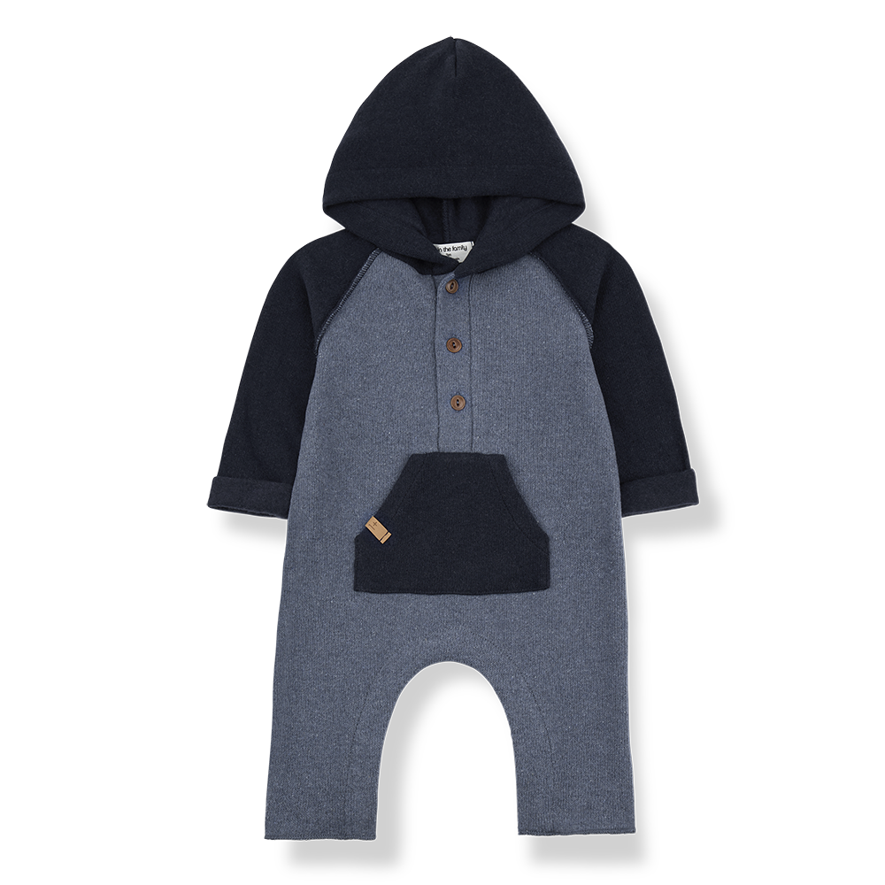 Ludvig Hooded Baby Jumpsuit