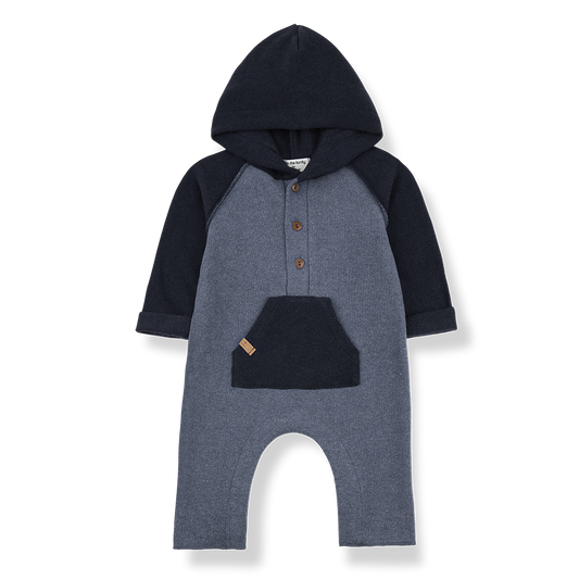 Ludvig Hooded Baby Jumpsuit