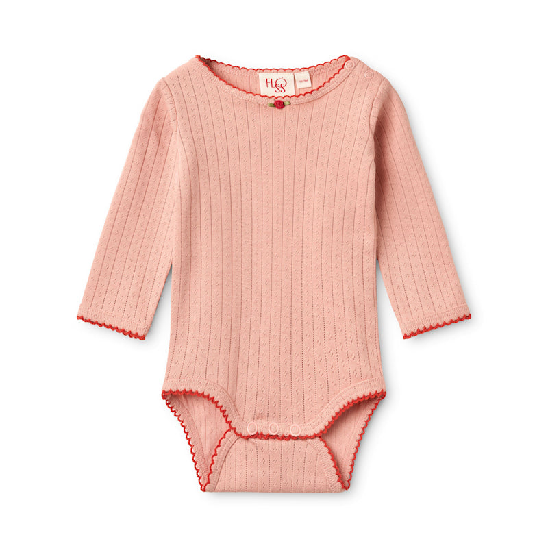 Liva Pointelle Baby Set - Warm Pink