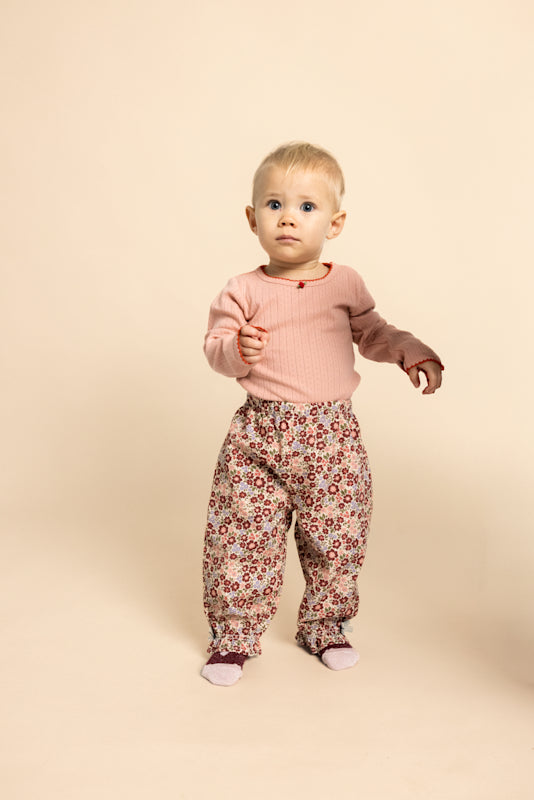 Liva Pointelle Baby Set - Warm Pink