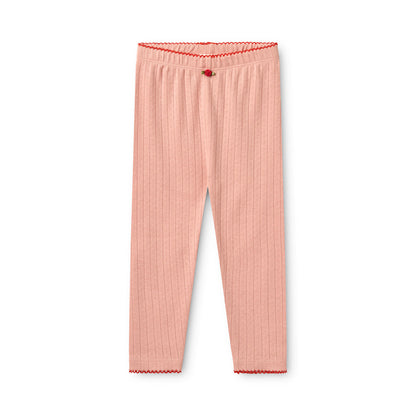 Liva Pointelle Cardigan Set - Warm Pink