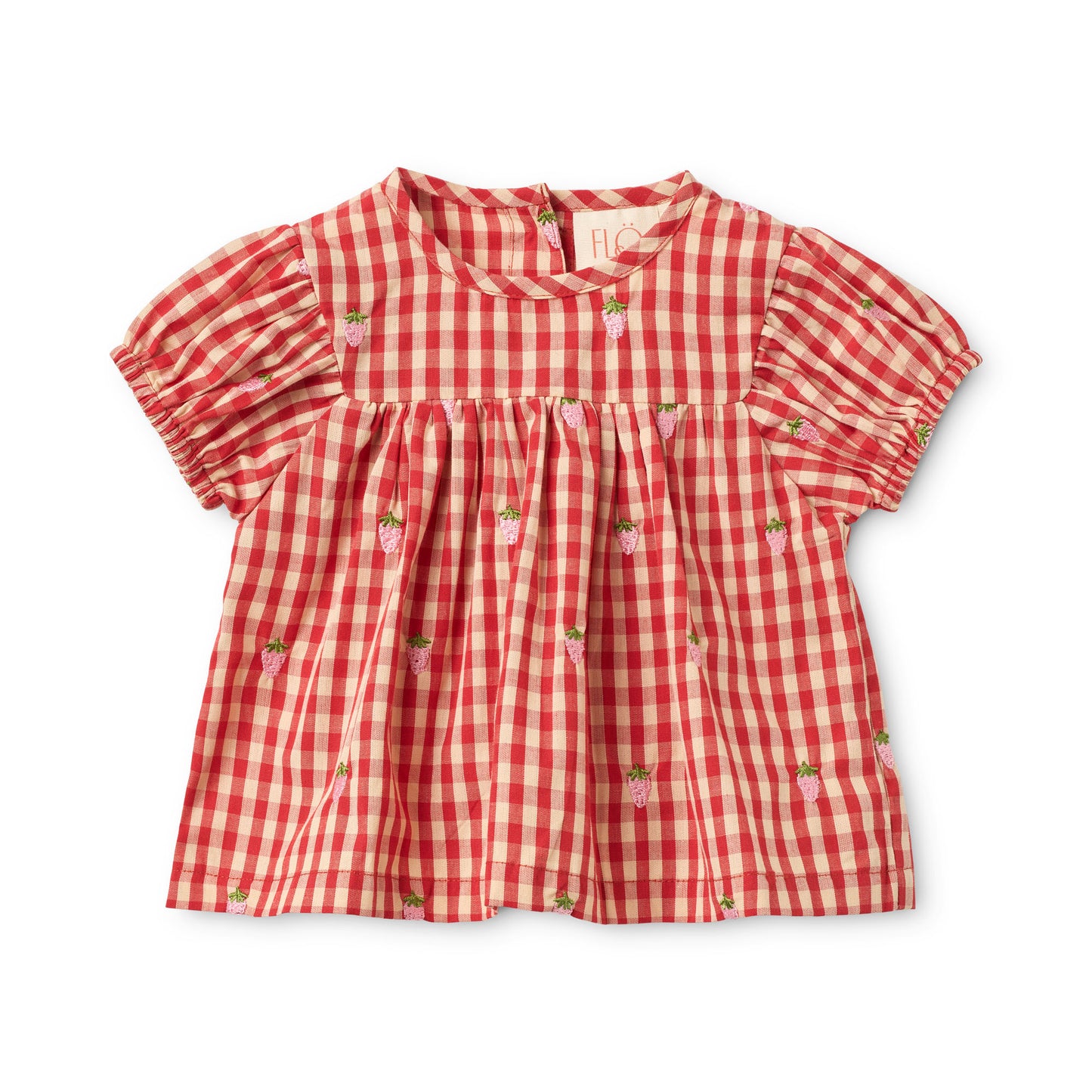 Molly Pineberry Baby Set - Berry Gingham