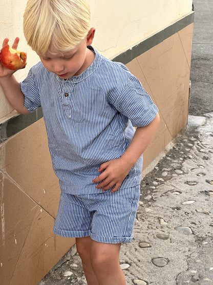 Milkboy Blue Shorts Set