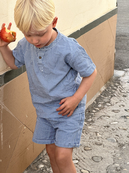 Milkboy Blue Shorts Set
