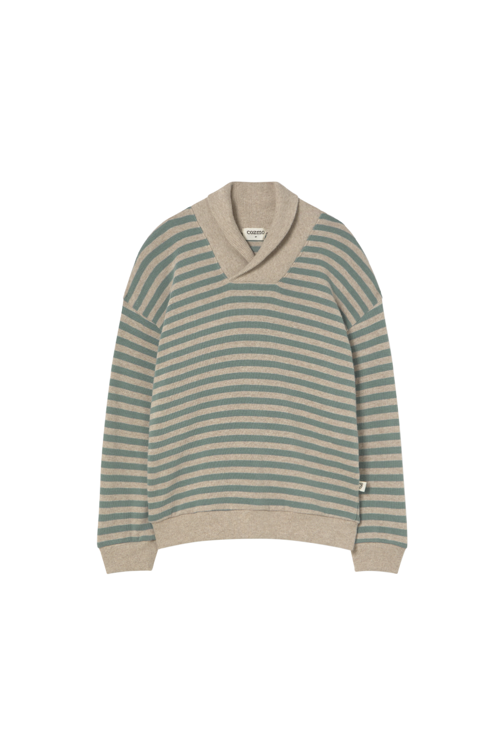 Soft Stripes Cargo Sweater Set - Artic Blue