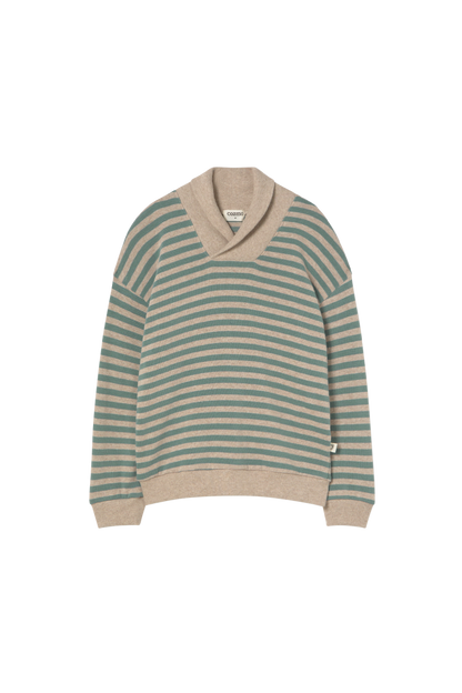 Soft Stripes Cargo Sweater Set - Artic Blue