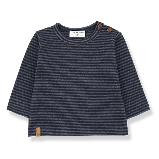 Olaf Long Sleeve T Shirt - Denim