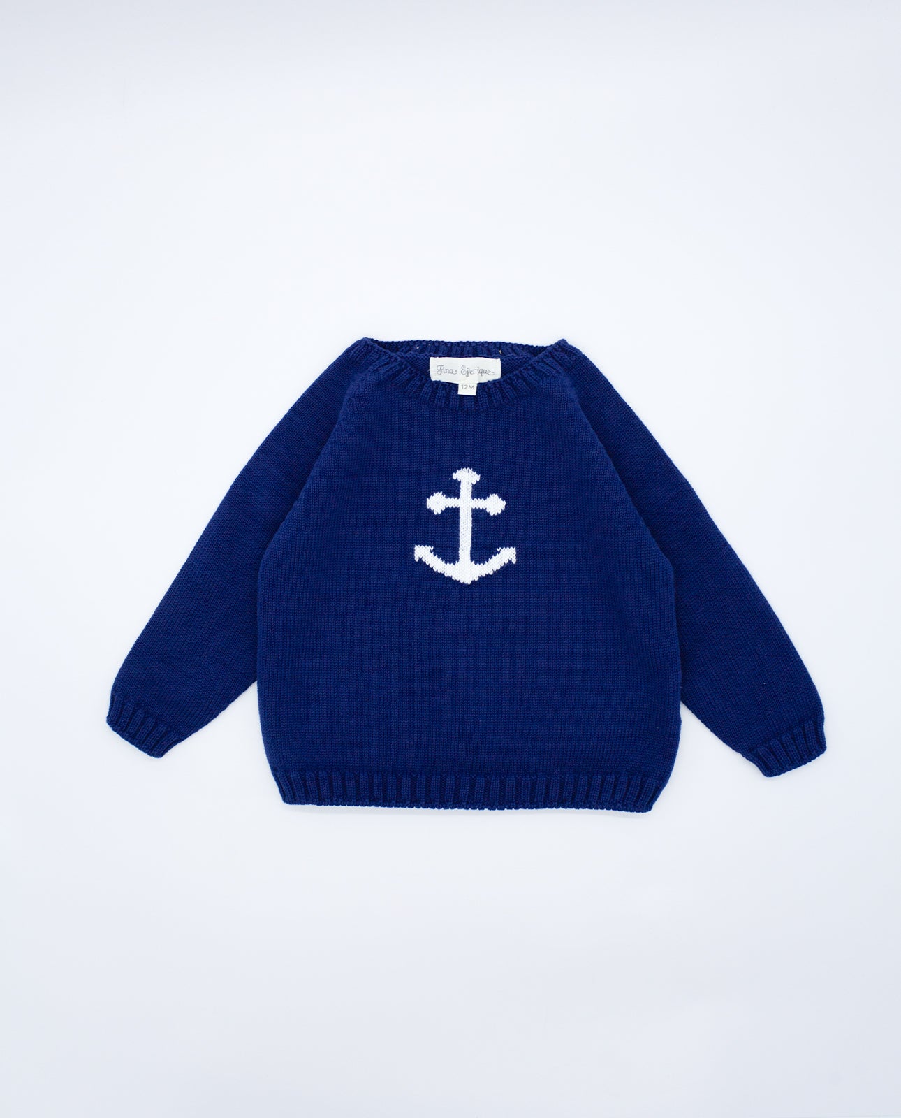 Navy Anchor 3pc Sweater Set