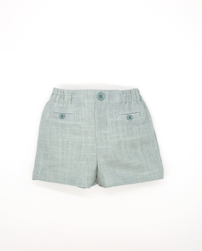 Coche Car Linen Shorts Set