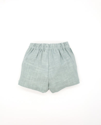 Coche Car Linen Shorts Set
