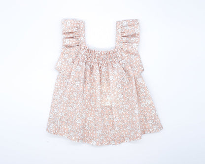 Flor Rosa Belted Pants Apricot Set
