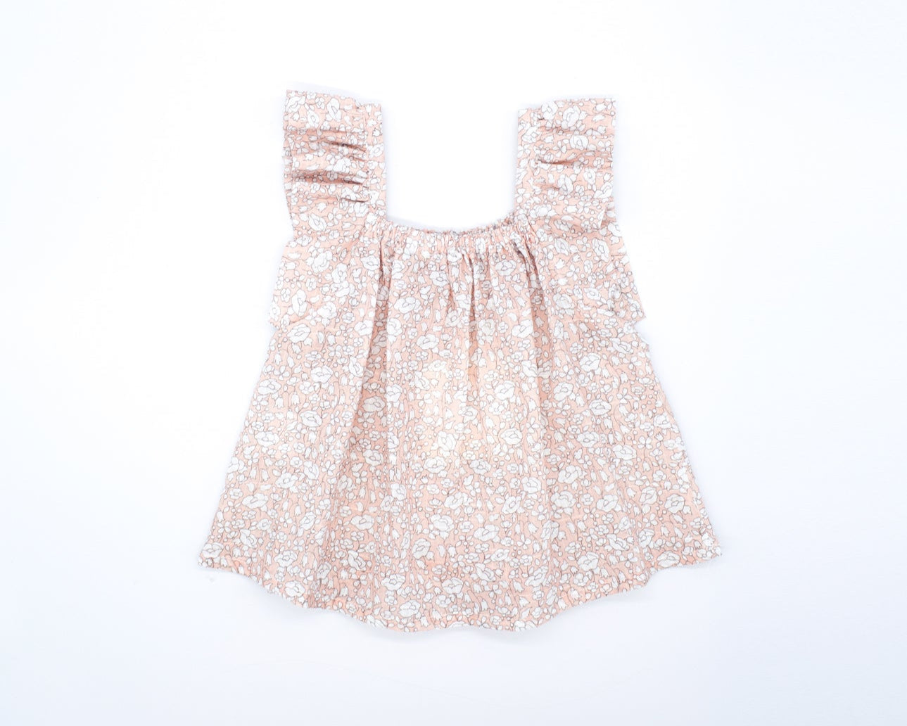 Flor Rosa Belted Pants Apricot Set
