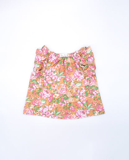 Ochre Rosa Linen Pants Set