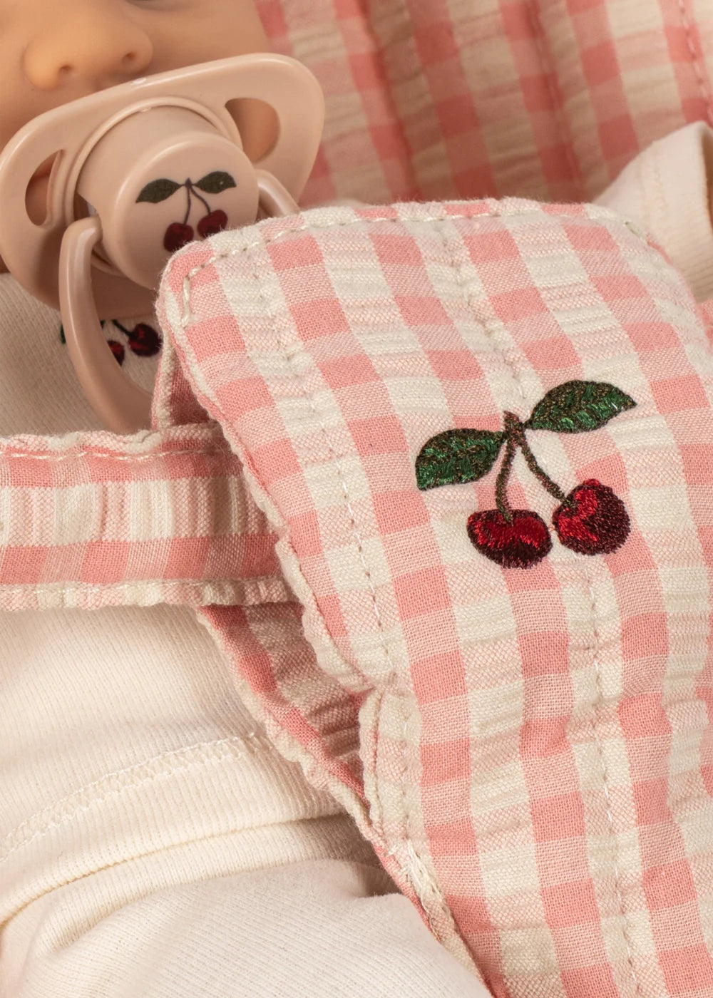 Poppy Doll Stroller Set - Pink Check