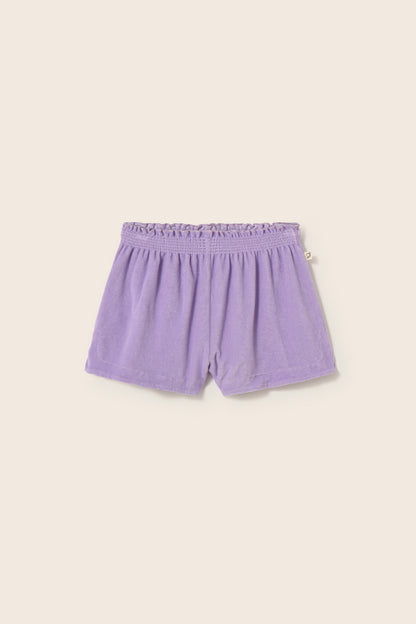 Lavender Soft Terry Shorts Set