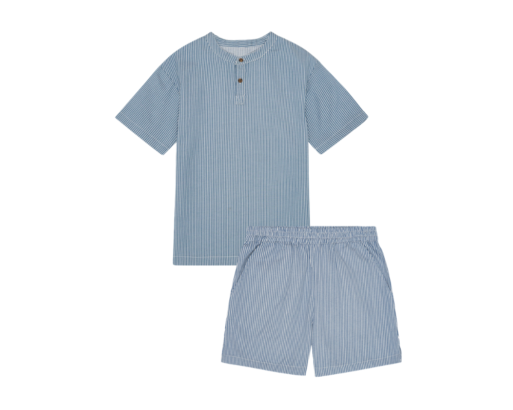 Milkboy Blue Shorts Set