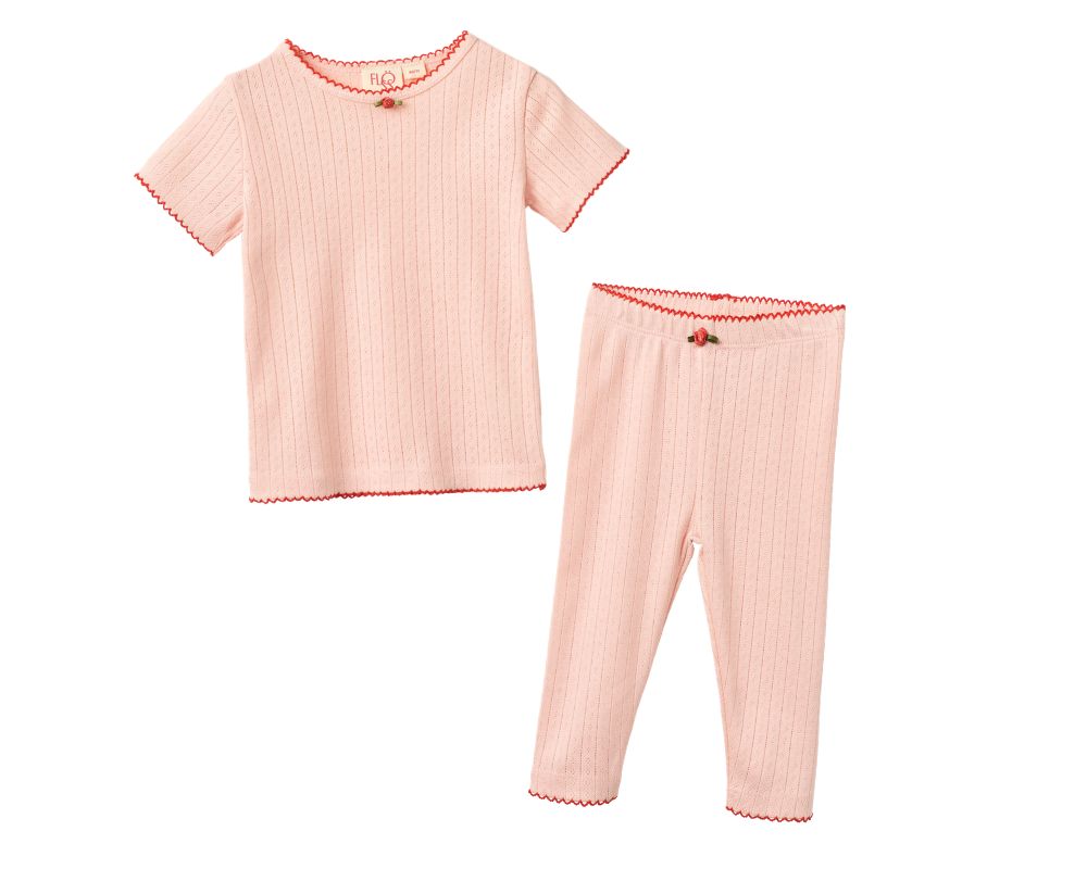 Liva Pointelle Set - Soft Rosa