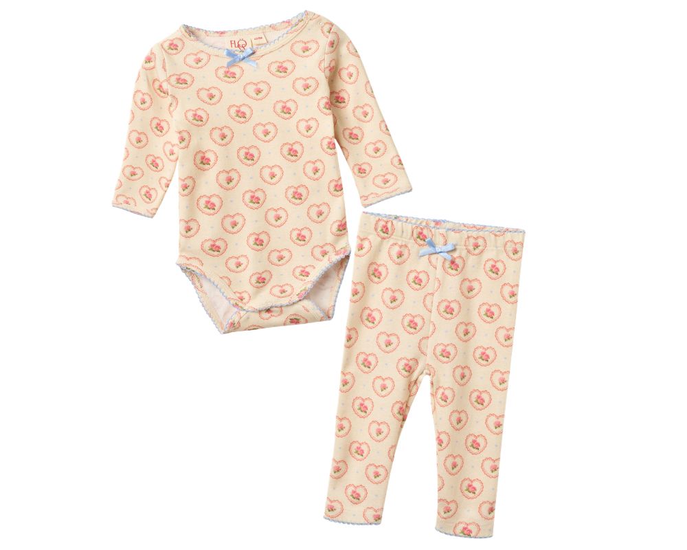 Rosy Heart Fresa Baby Set