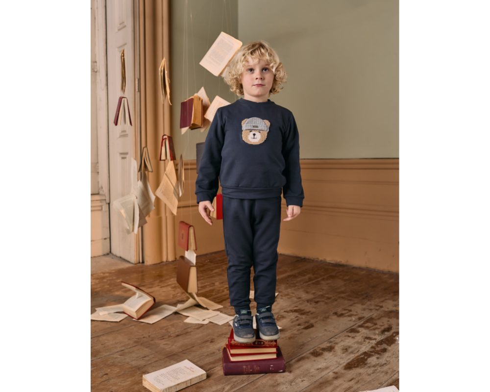 Bear Navy Sweat Set