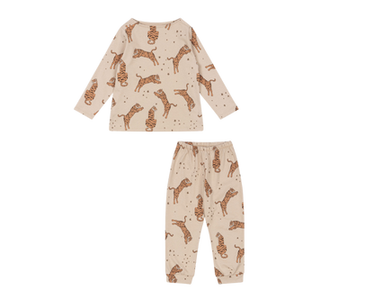 Drey Long Sleeve Tee and Pants Set - Tiger