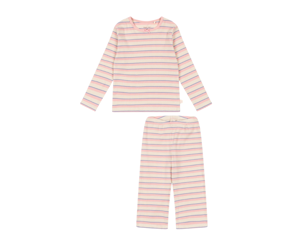 Ella LS Pants Set - Lolly Stripe