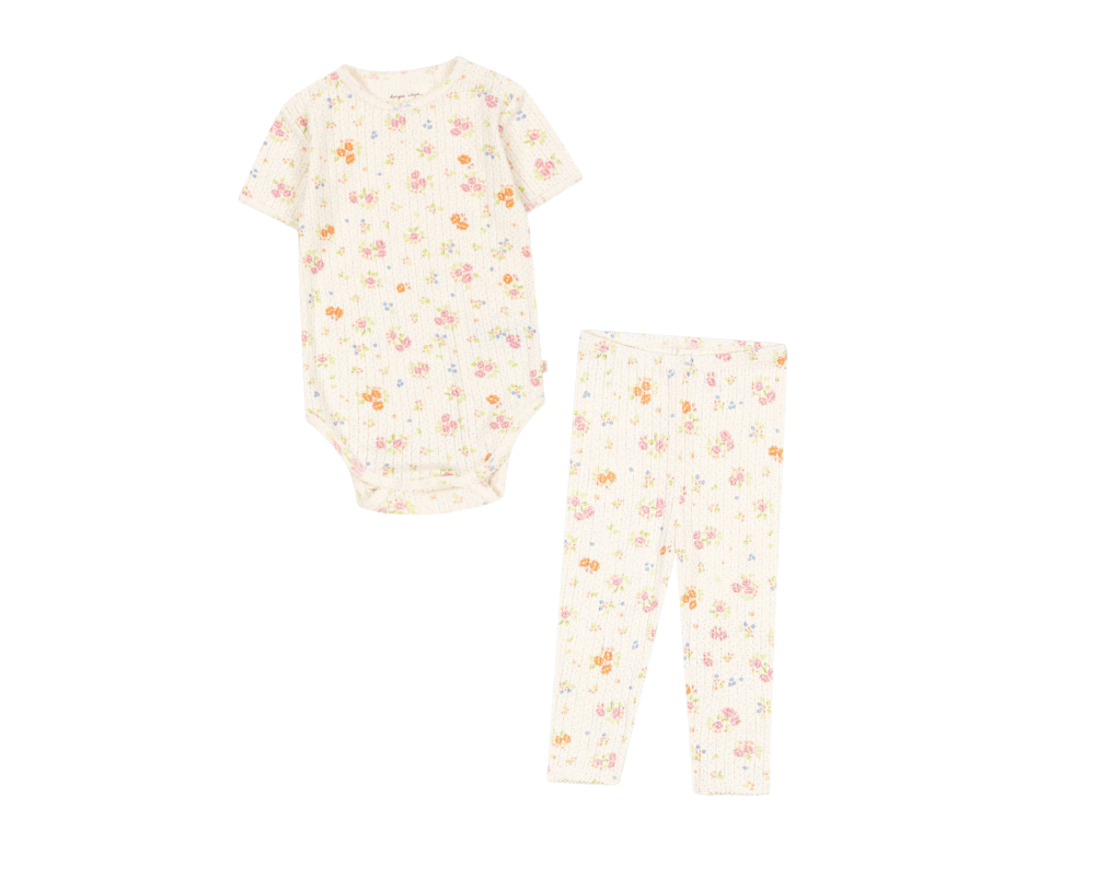 Minnie SS Pointelle Body Set - Nonoka