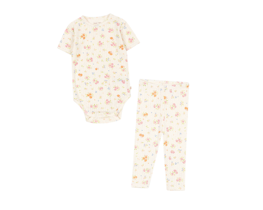 Minnie SS Pointelle Body Set - Nonoka