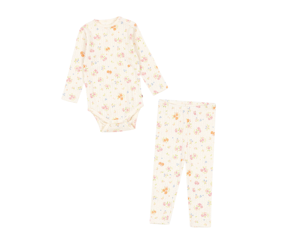 Minnie Pointelle Newborn Set - Nonoka