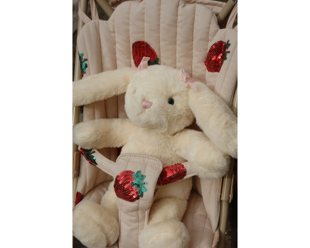 Tulle Doll Stroller - Strawberry