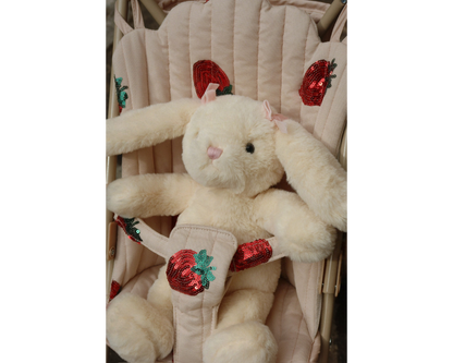 Tulle Doll Stroller - Strawberry