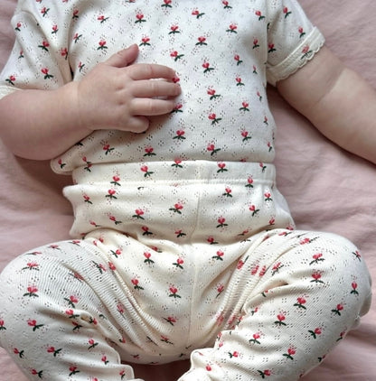 Fluffy Bell Pointelle Leggings