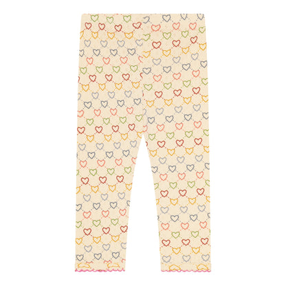 Heart Baby Pointelle Leggings
