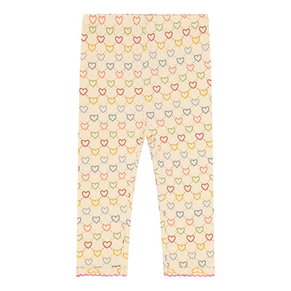Heart Baby Pointelle Leggings