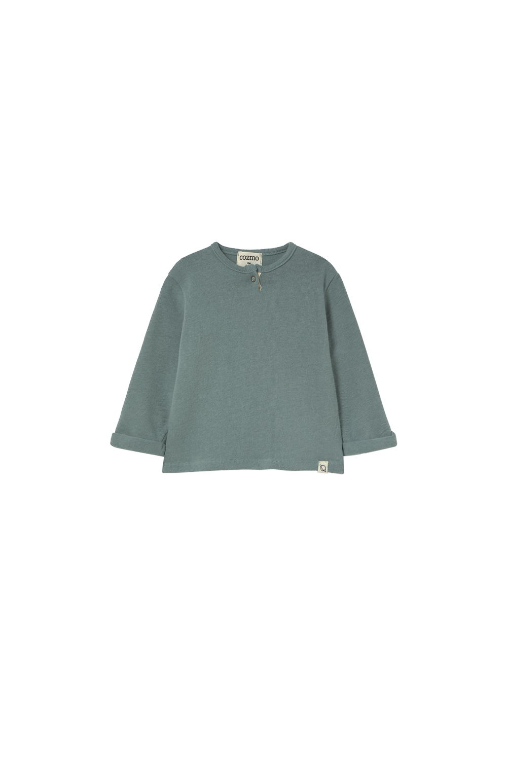 soft brushed knit sweater - artic blue