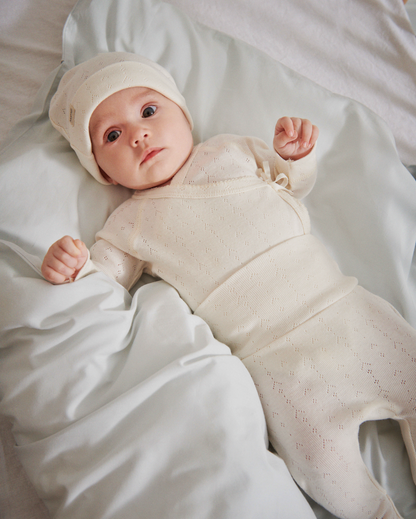 Pointelle Belita Set - Flour White